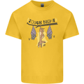 Tough Night Funny Dog Bat Hangover Alcohol Beer Mens Cotton T-Shirt Tee Top Yellow