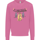 Tough Night Funny Dog Bat Hangover Alcohol Beer Mens Sweatshirt Jumper Azalea