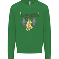 Tough Night Funny Dog Bat Hangover Alcohol Beer Mens Sweatshirt Jumper Irish Green