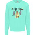 Tough Night Funny Dog Bat Hangover Alcohol Beer Mens Sweatshirt Jumper Peppermint