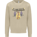 Tough Night Funny Dog Bat Hangover Alcohol Beer Mens Sweatshirt Jumper Sand