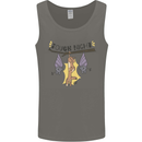 Tough Night Funny Dog Bat Hangover Alcohol Beer Mens Vest Tank Top Charcoal