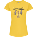 Tough Night Funny Dog Bat Hangover Alcohol Beer Womens Petite Cut T-Shirt Yellow