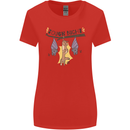 Tough Night Funny Dog Bat Hangover Alcohol Beer Womens Wider Cut T-Shirt Red