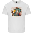 Town Musicians of Bremen Guitar Folk Mens Cotton T-Shirt Tee Top White