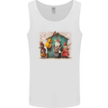 Town Musicians of Bremen Guitar Folk Mens Vest Tank Top White