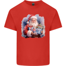 Traditional Santa Christmas Design Xmas Kids T-Shirt Childrens Red