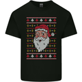 Traditional Santa Claus Christmas Xmas Kids T-Shirt Childrens Black