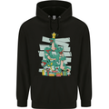 Tree Rex Funny Christmas T-Rex Dinosaur Mens 80% Cotton Hoodie Black