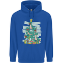 Tree Rex Funny Christmas T-Rex Dinosaur Mens 80% Cotton Hoodie Royal Blue