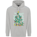 Tree Rex Funny Christmas T-Rex Dinosaur Mens 80% Cotton Hoodie Sports Grey