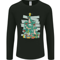 Tree Rex Funny Christmas T-Rex Dinosaur Mens Long Sleeve T-Shirt Black