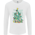 Tree Rex Funny Christmas T-Rex Dinosaur Mens Long Sleeve T-Shirt White