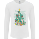Tree Rex Funny Christmas T-Rex Dinosaur Mens Long Sleeve T-Shirt White