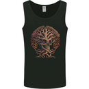 Tree Skull Mens Vest Tank Top Black