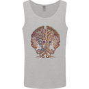 Tree Skull Mens Vest Tank Top Sports Grey