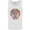 Tree Skull Mens Vest Tank Top White
