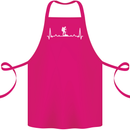 Trekking ECG Walking Rambling Hiking Pulse Cotton Apron 100% Organic Pink