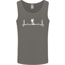 Trekking ECG Walking Rambling Hiking Pulse Mens Vest Tank Top Charcoal