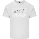 Triathlon Running Swimming Cycling Unicorn Kids T-Shirt Childrens White