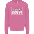 Triathlon Running Swimming Cycling Unicorn Mens Sweatshirt Jumper Azalea