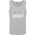 Triathlon Running Swimming Cycling Unicorn Mens Vest Tank Top Sports Grey