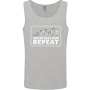 Triathlon Running Swimming Cycling Unicorn Mens Vest Tank Top Sports Grey