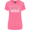 Triathlon Running Swimming Cycling Unicorn Womens Wider Cut T-Shirt Azalea
