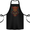 Tribal Spirit Owl Cotton Apron 100% Organic Black