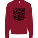 Tribal Triathlon Swimming Running Cycling Kids Sweatshirt Jumper Red