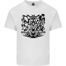 Tribal Triathlon Swimming Running Cycling Kids T-Shirt Childrens White