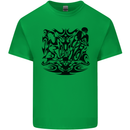 Tribal Triathlon Swimming Running Cycling Mens Cotton T-Shirt Tee Top Irish Green