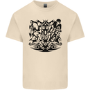 Tribal Triathlon Swimming Running Cycling Mens Cotton T-Shirt Tee Top Natural