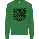 Tribal Triathlon Swimming Running Cycling Mens Sweatshirt Jumper Irish Green