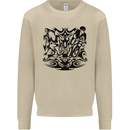 Tribal Triathlon Swimming Running Cycling Mens Sweatshirt Jumper Sand