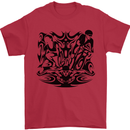 Tribal Triathlon Swimming Running Cycling Mens T-Shirt 100% Cotton Red