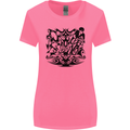 Tribal Triathlon Swimming Running Cycling Womens Wider Cut T-Shirt Azalea