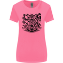 Tribal Triathlon Swimming Running Cycling Womens Wider Cut T-Shirt Azalea