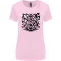 Tribal Triathlon Swimming Running Cycling Womens Wider Cut T-Shirt Light Pink