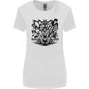 Tribal Triathlon Swimming Running Cycling Womens Wider Cut T-Shirt White