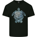 Tribal Turtle Kids T-Shirt Childrens Black