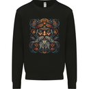 Tribal Viking Pagan Odin Warrior Kids Sweatshirt Jumper Black