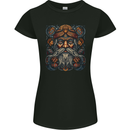 Tribal Viking Pagan Odin Warrior Womens Petite Cut T-Shirt Black