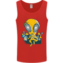 Trippy Alien LSD Magic Mushrooms Twisted Mens Vest Tank Top Red
