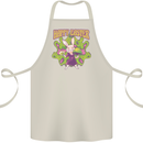 Trippy Easter Magic Mushrooms LSD Cotton Apron 100% Organic Natural