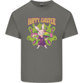 Trippy Easter Magic Mushrooms LSD Kids T-Shirt Childrens Charcoal