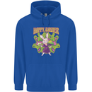 Trippy Easter Magic Mushrooms LSD Mens 80% Cotton Hoodie Royal Blue