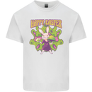 Trippy Easter Magic Mushrooms LSD Mens Cotton T-Shirt Tee Top White