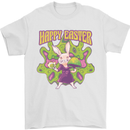 Trippy Easter Magic Mushrooms LSD Mens T-Shirt 100% Cotton White