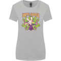 Trippy Easter Magic Mushrooms LSD Womens Wider Cut T-Shirt Sports Grey